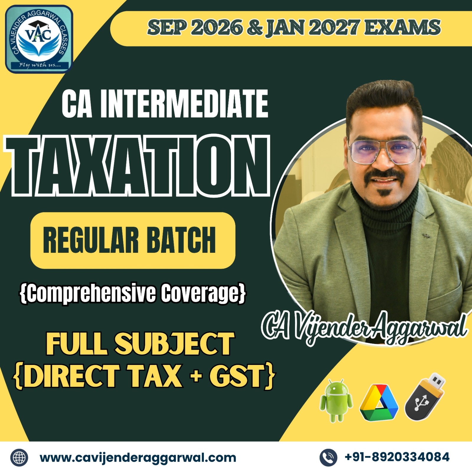 CA Inter Taxation by CA Vijender Aggarwal